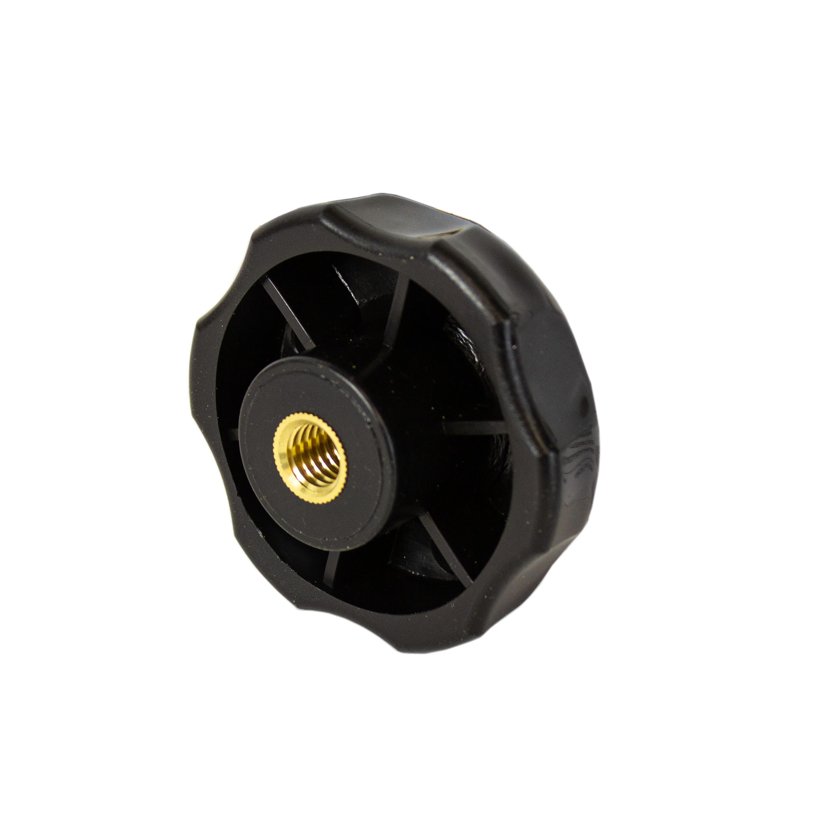 KNOB STAR 2 1/4"DX3/8"X16TPI THRU HOLE