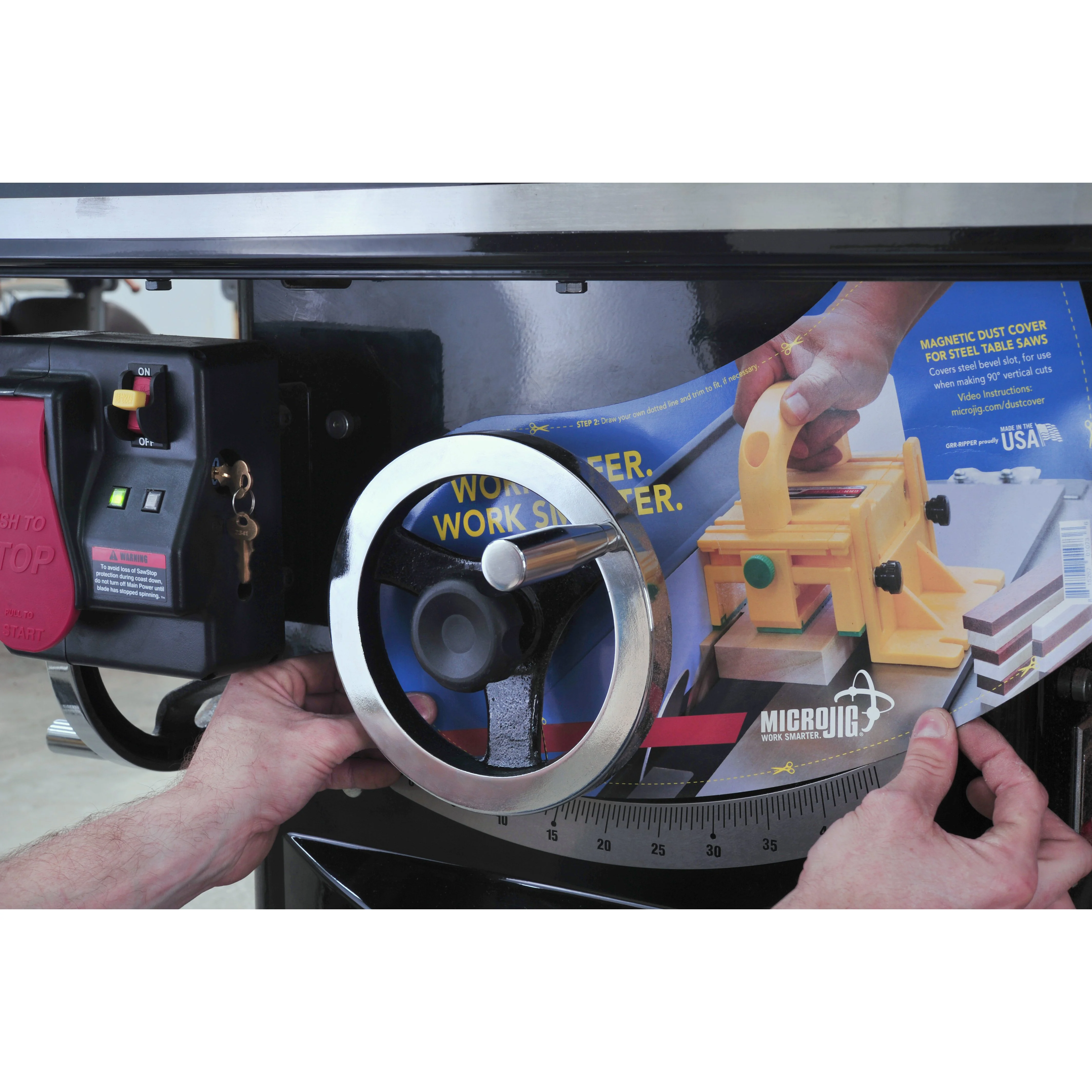 MAGNETIC DUST COVER FOR CABINET SAWS - Image 4