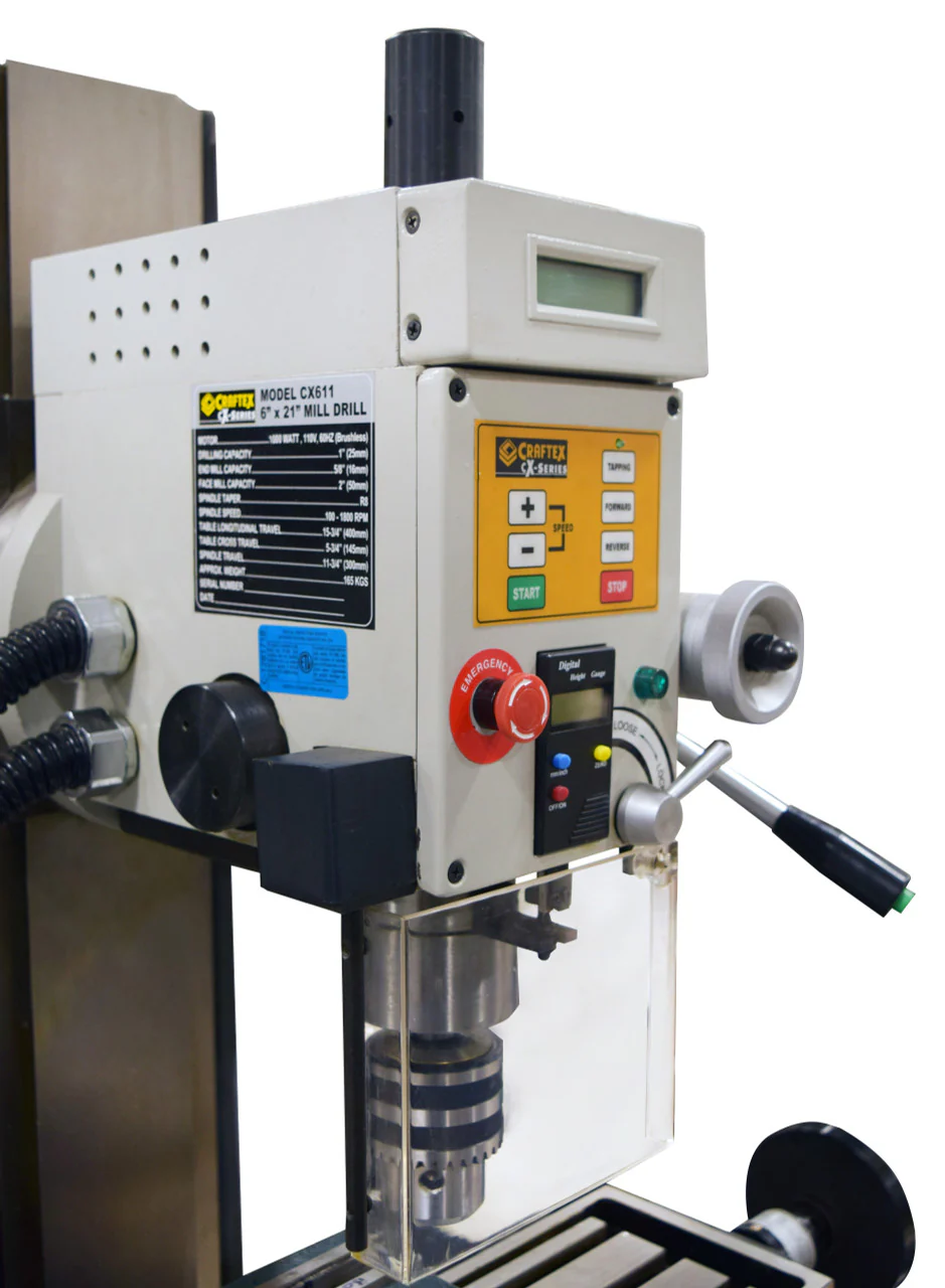 6" X 21" MILLING MACHINE 1 1/4HP - Image 3