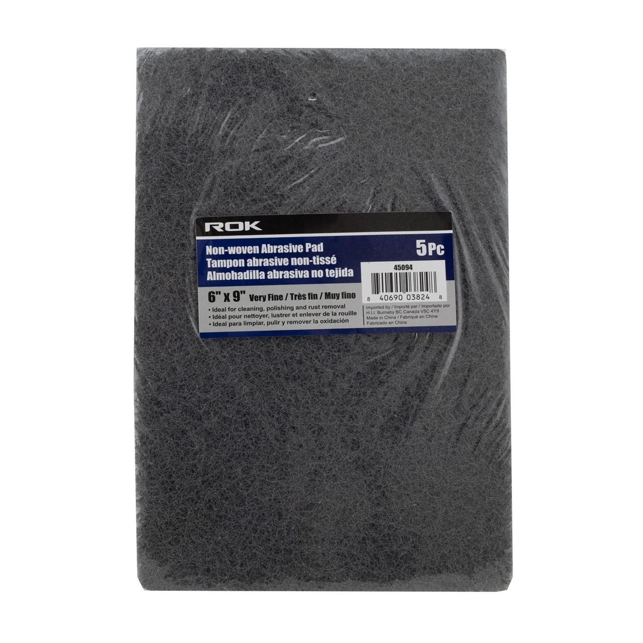 NON WOVEN ABRASIVE PAD VERY FINE 5PC