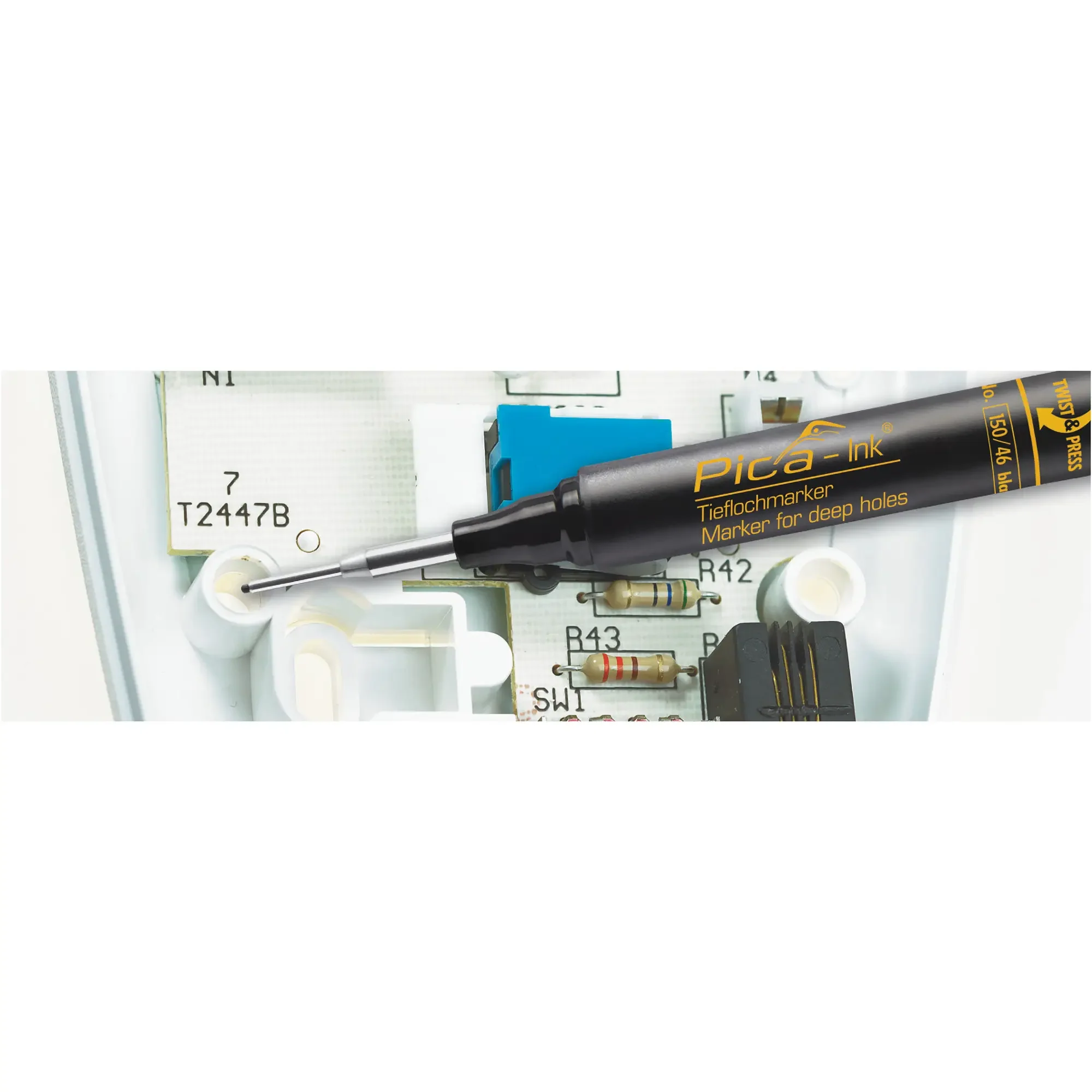 PICA INK DEEP-HOLE-MARKER BLACK - Image 3
