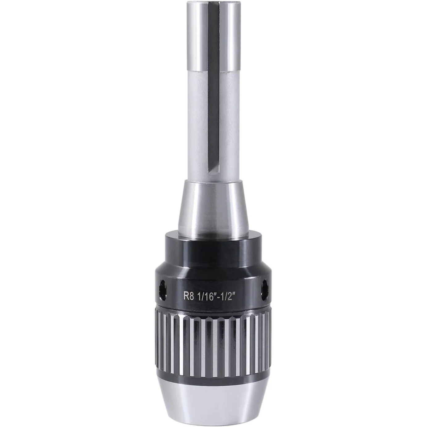 PRECISION KEYLESS DRILL CHUCK R8 SHANK