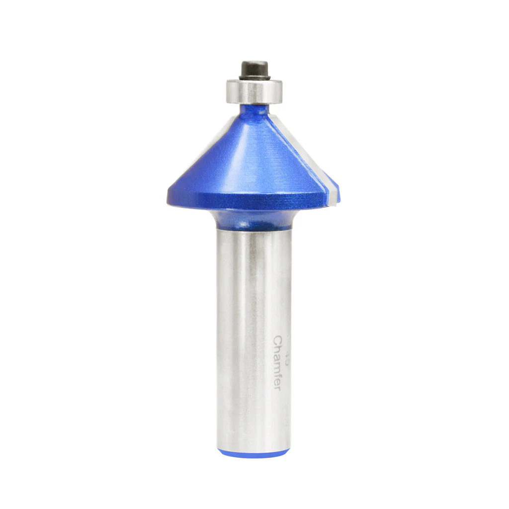 1 1/4" 45� CHAMFER ROUTER BIT 1/2" SHANK - Image 3