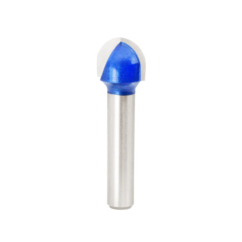 1/2" CORE BOX ROUTER BIT 1/4" SHANK - Image 3