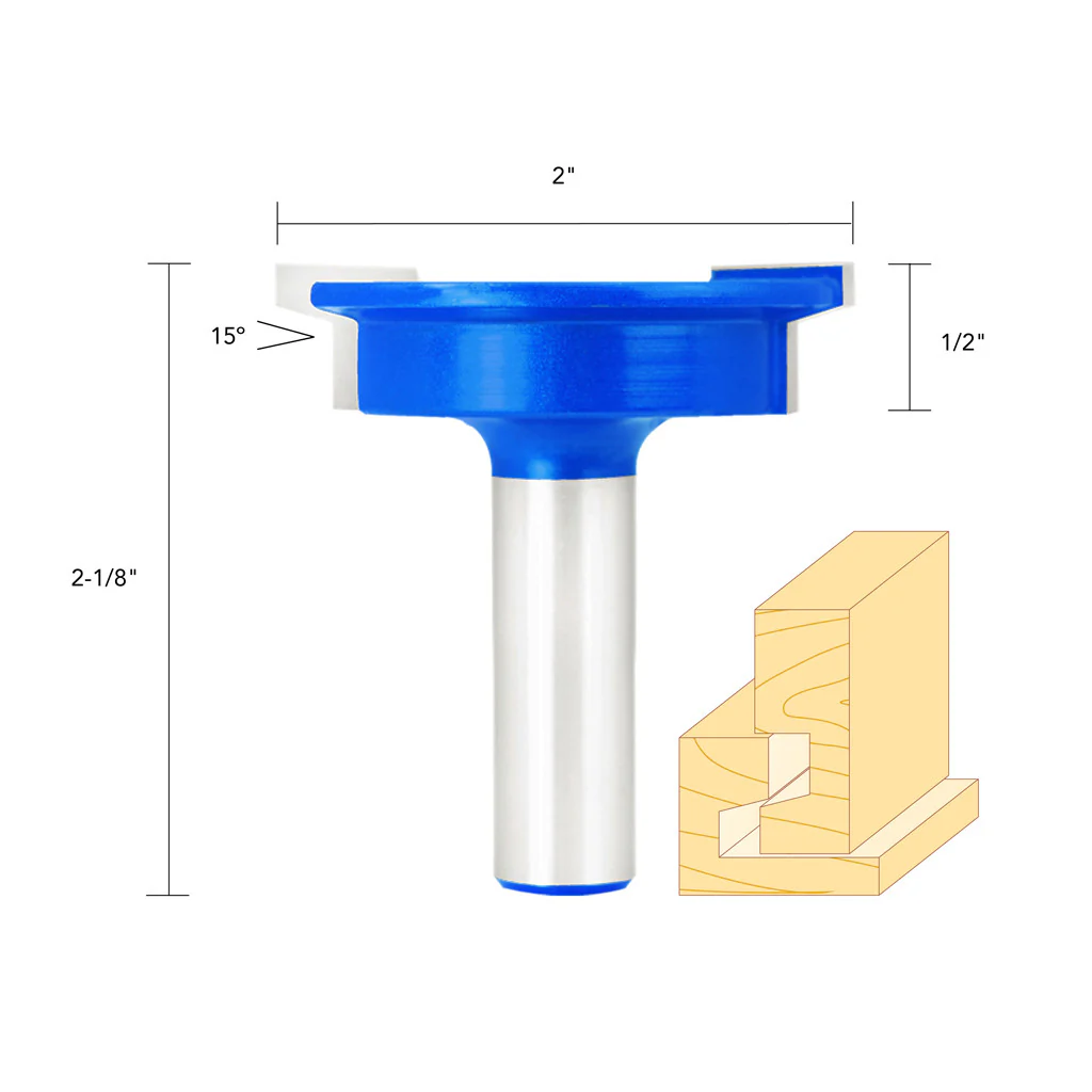 DRAWER LOCK ROUTER BIT 1/2" SHANK - Image 5