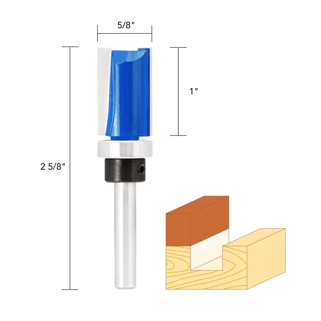 5/8" X 1" PATTERN ROUTER BIT 1/4" SHANK - Image 5