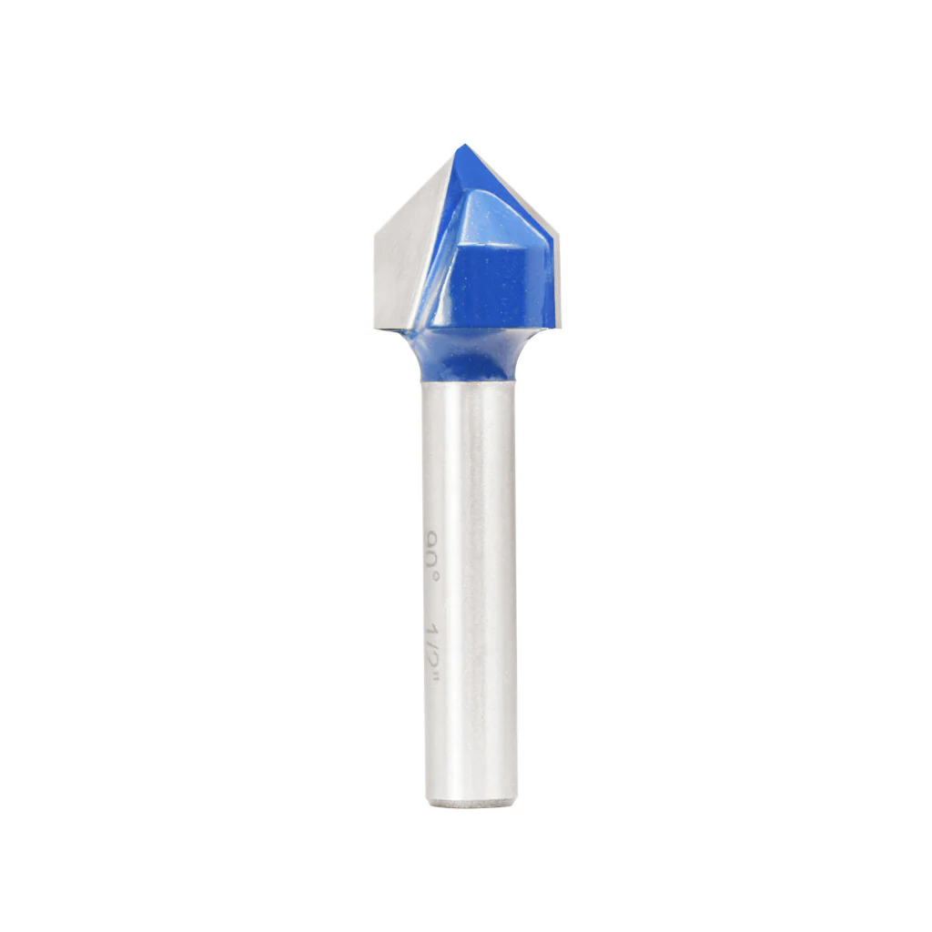 1/2" 90� V GROOVE ROUTER BIT 1/4" SHANK