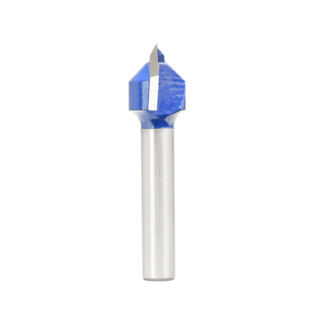 1/2" 90� V GROOVE ROUTER BIT 1/4" SHANK - Image 2