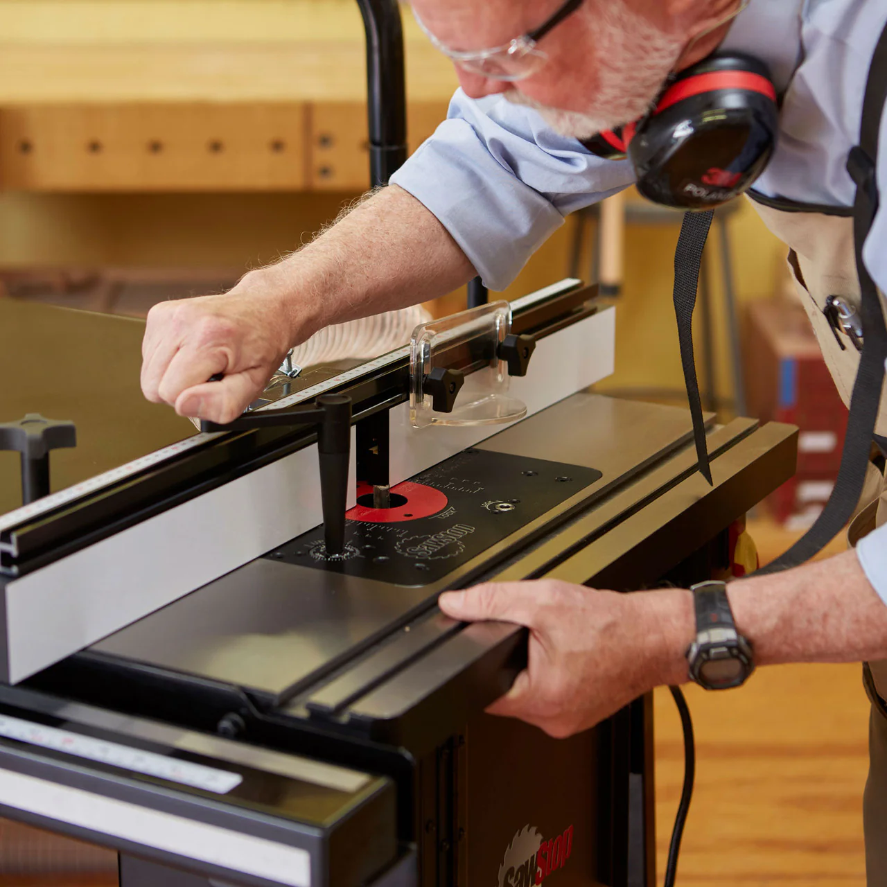 SAW STOP 30" IN-LINE CAST IRON ROUTER - Image 7