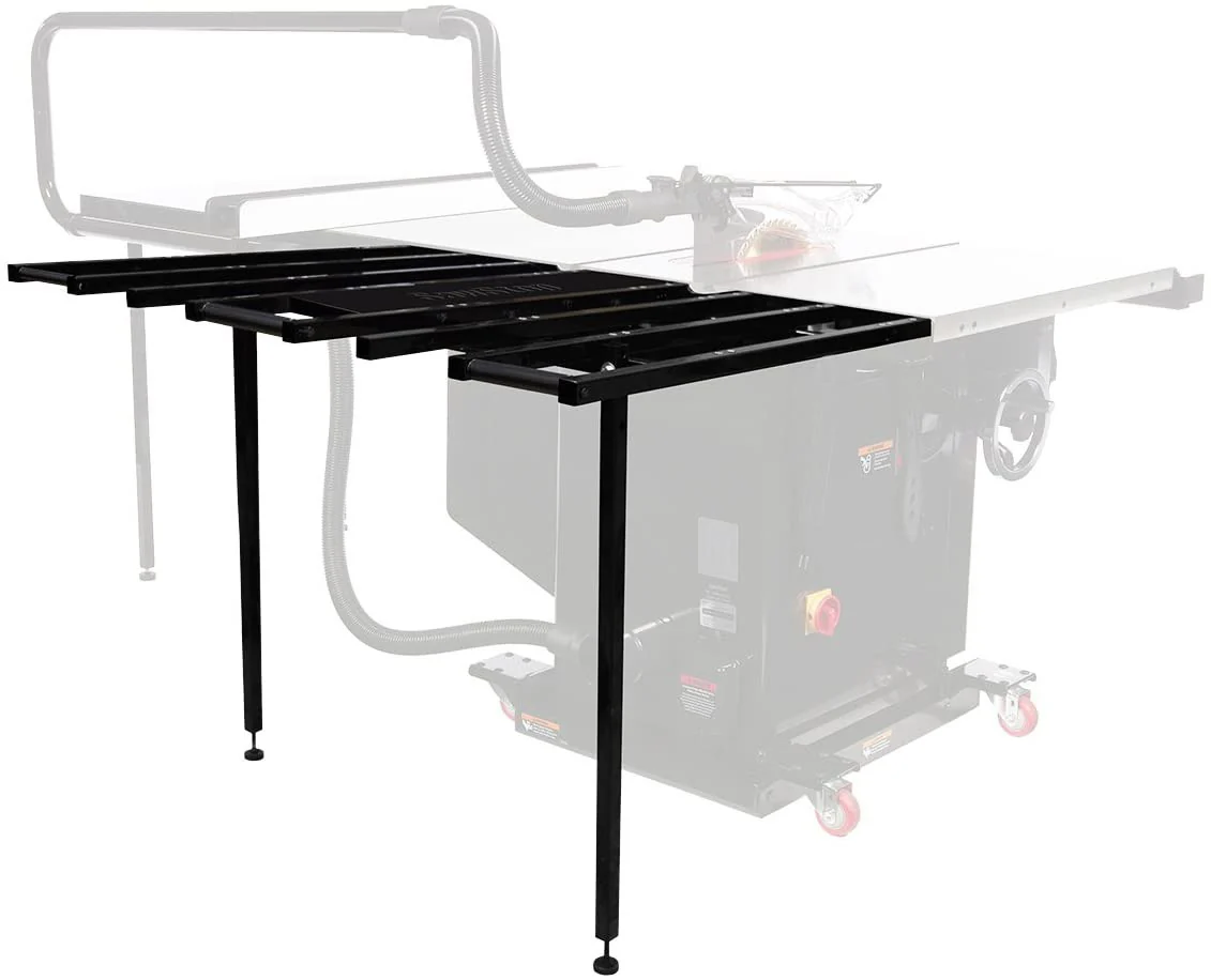 SAW STOP FOLDING OUTFEED TABLE