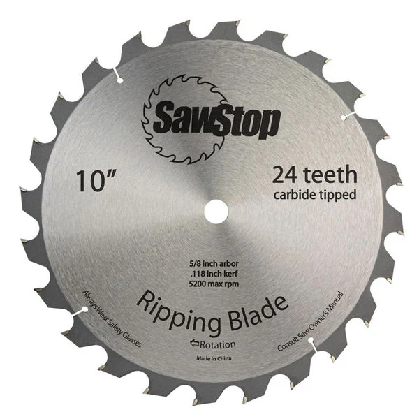 SAWSTOP 10" 24T RIPPING BLADE