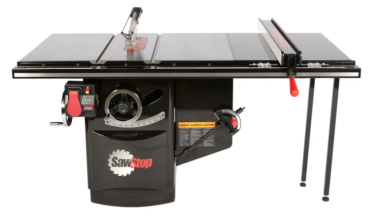SAWSTOP ICS51230-TGI236 - Industrial 5HP 1ph 230V 60Hz 36" Ind T-Glide Fence System