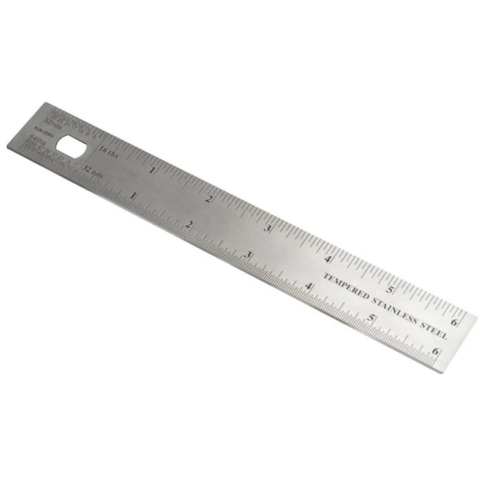 6" STAINLESS STEEL RULER