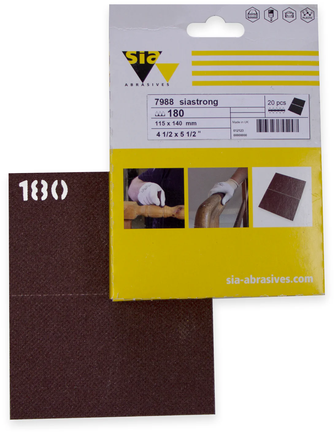 SIA DOUBLE SIDED SHEET 180G 10PK