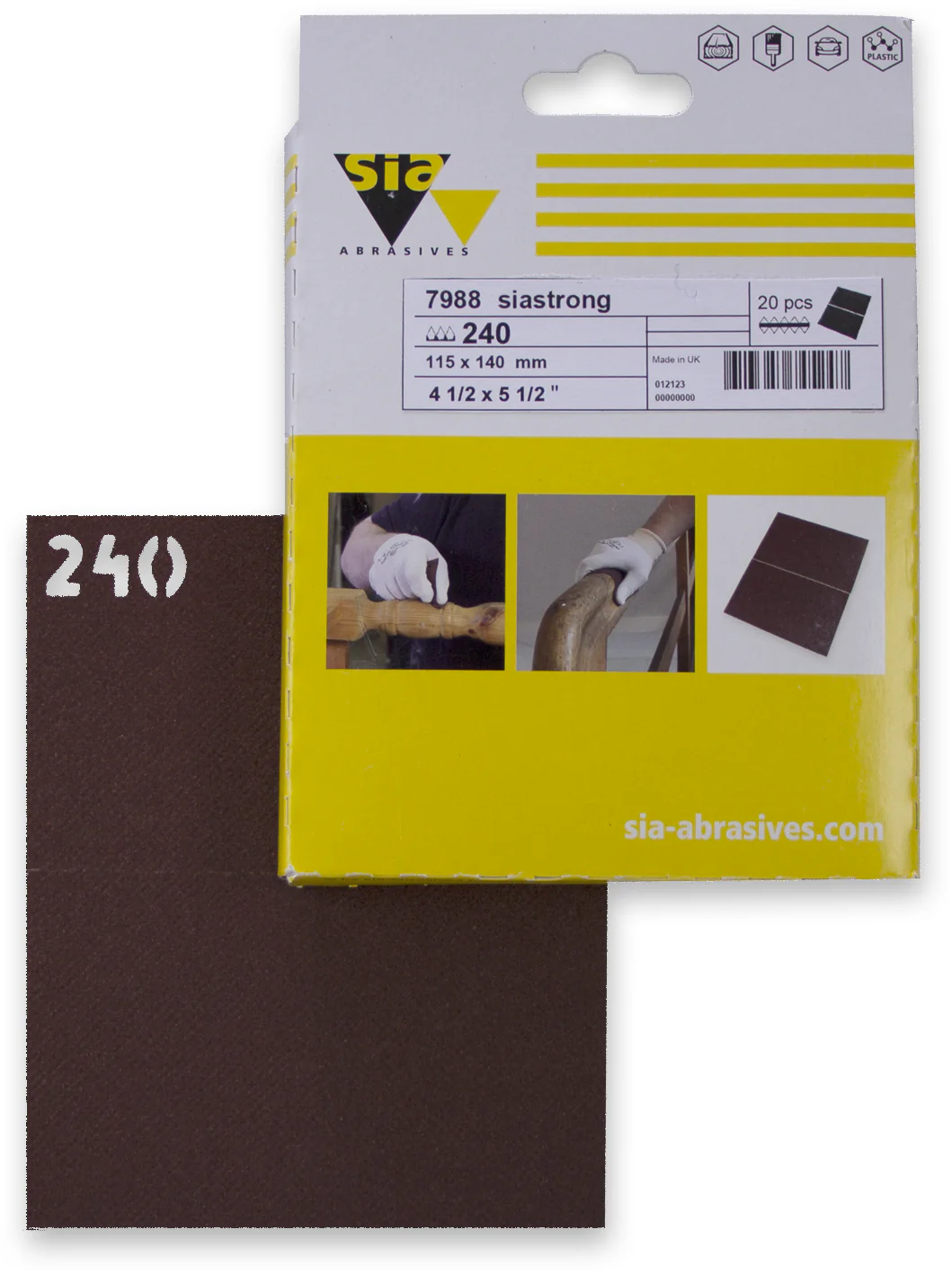 SIA DOUBLE SIDED SHEET 240G 10PK