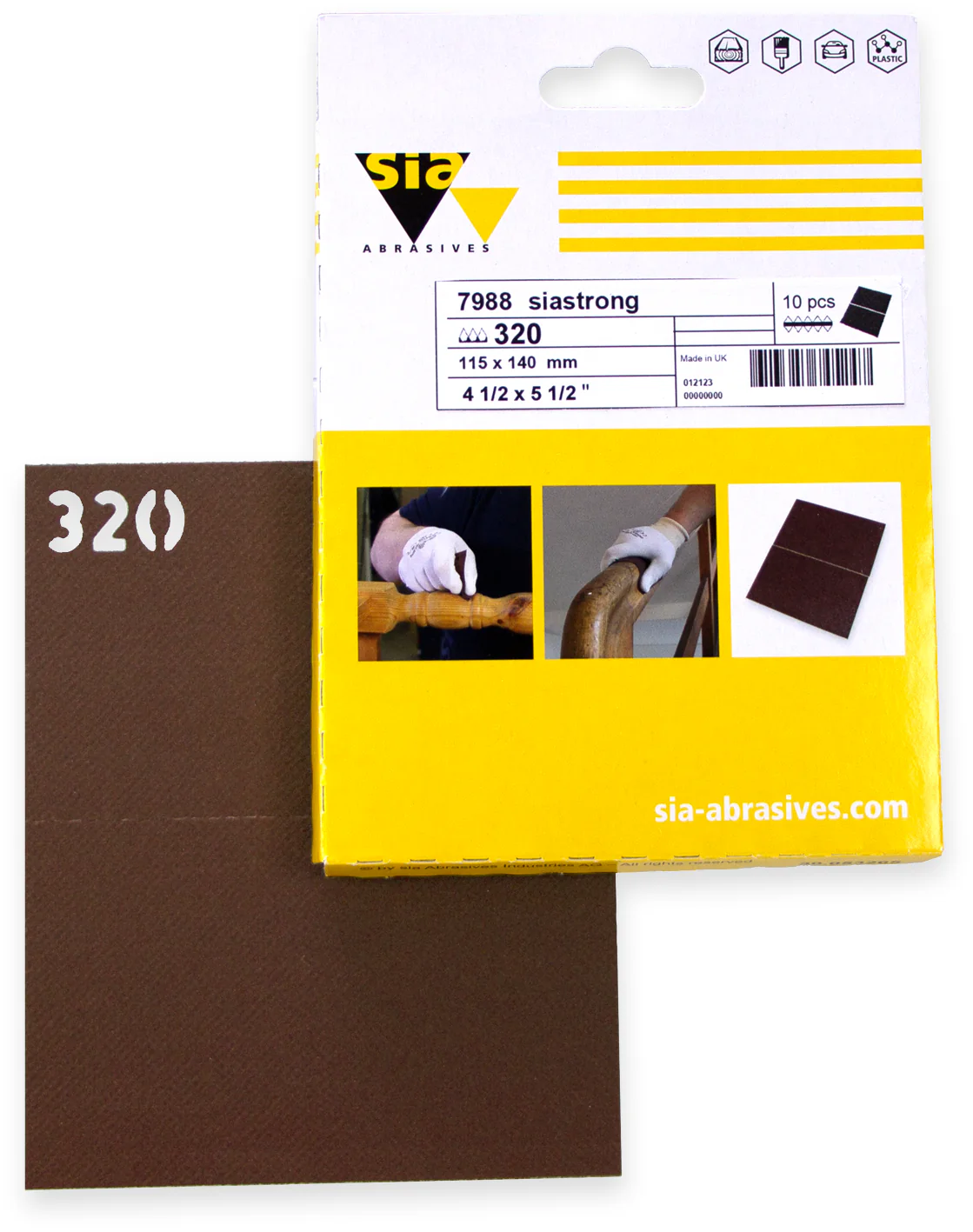 SIA DOUBLE SIDED SHEET 320G 10PK