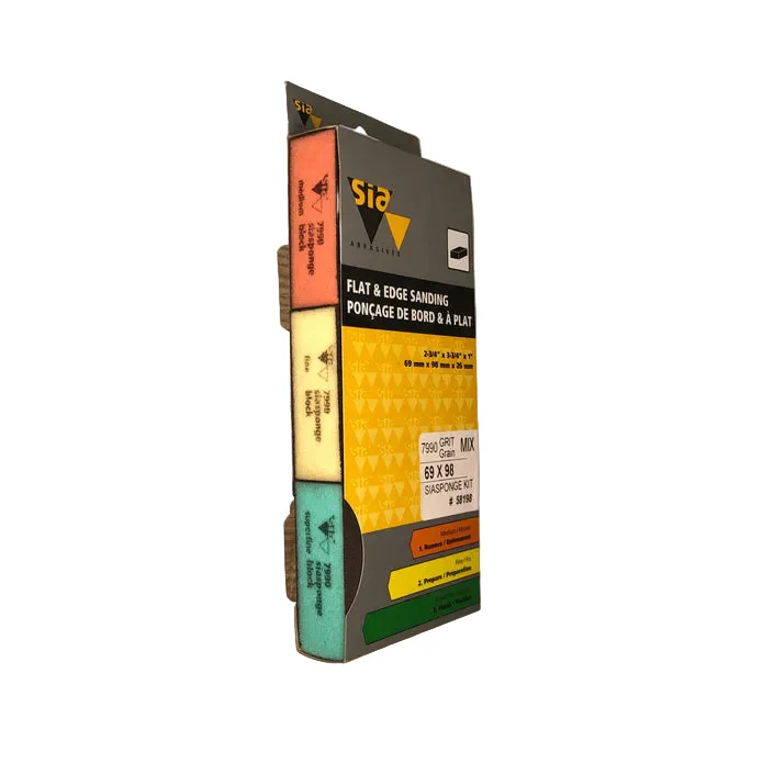SIA FLAT & EDGE SANDING SPONGES ASSORTED - Image 2