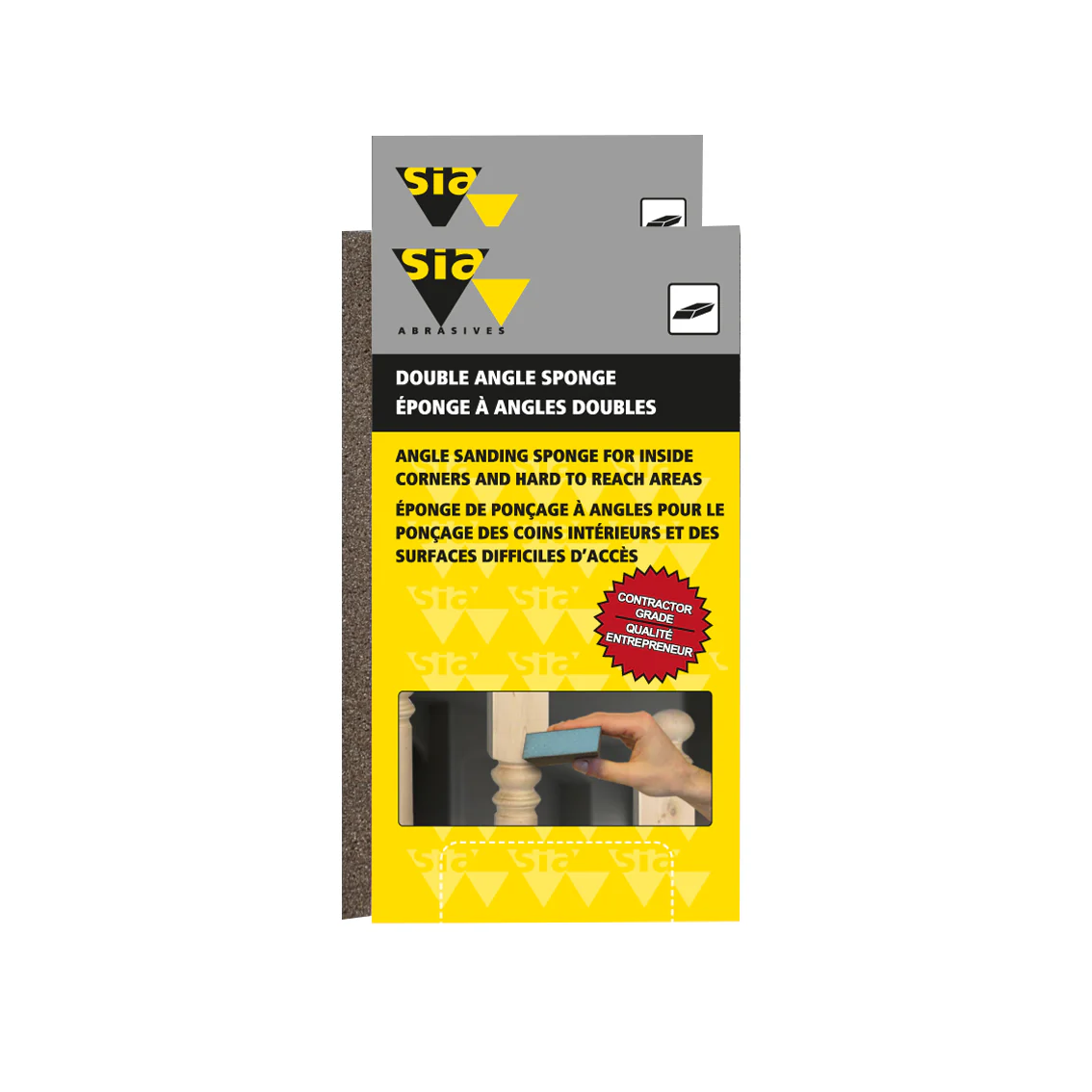 SIA MEDIUM COARSE ANGLED SANDING SPONGE