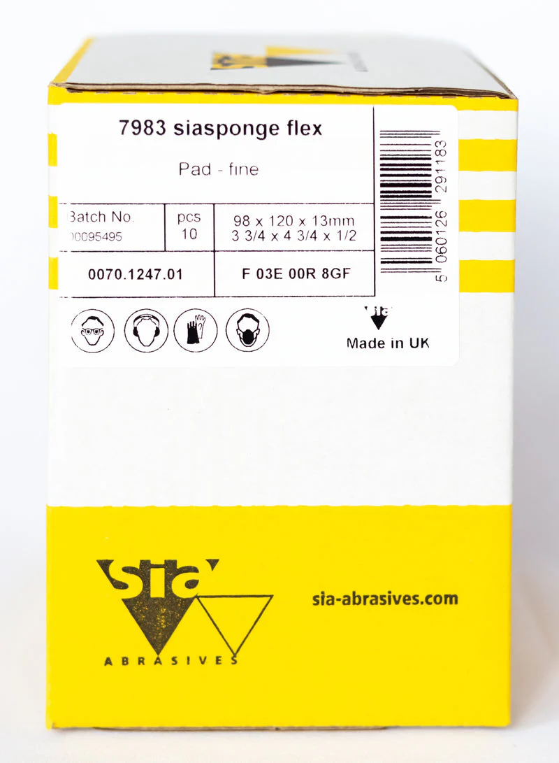 SIASPONGE FLEX FINE YELLOW PACK OF 10PC - Image 2