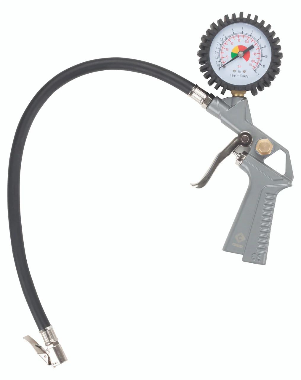 TIRE INFLATOR GAUAGE COMPLETE KIT