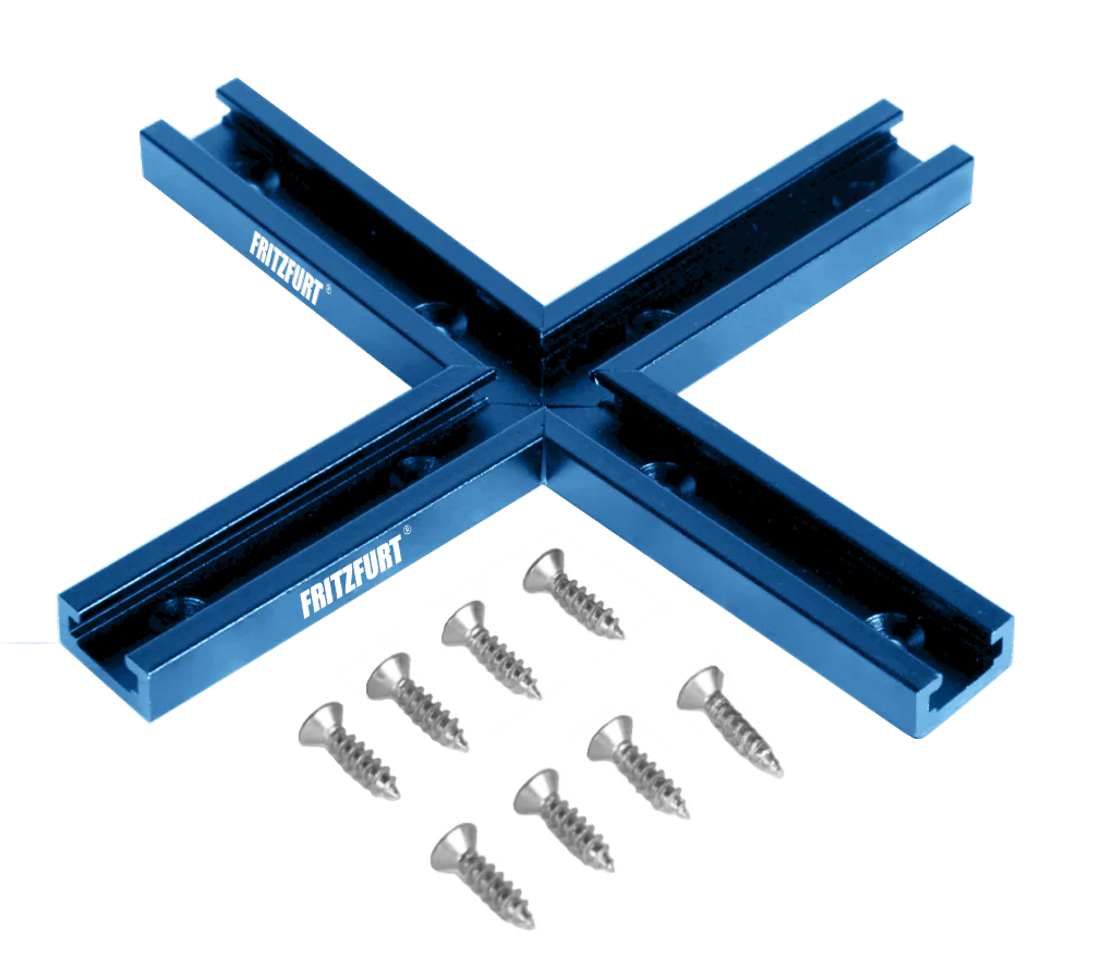 UNIVERSAL T-TRACK INTERSECTION KIT 4PCS